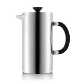 Tribute Press 34 Ounce  Double Wall French Press Stainless Steel