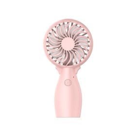 Handheld Fan For Dorm Study, Participation In Exhibitions, Gardening Work, And Pet Care. (Color: Pink)